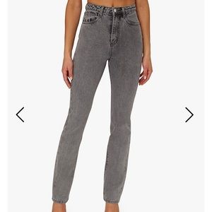 NEW/TAGS -WEWOREWHAT- Danielle Bernstein Icon Jean - Washed Gray